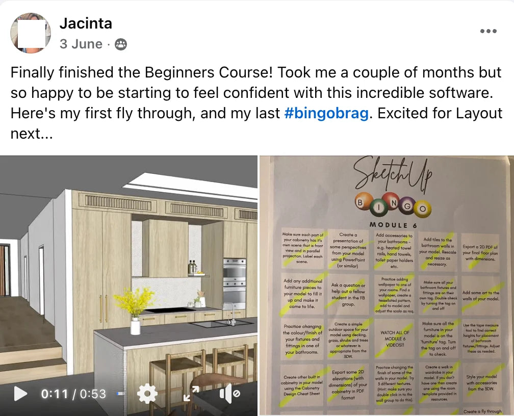 Student interior design project