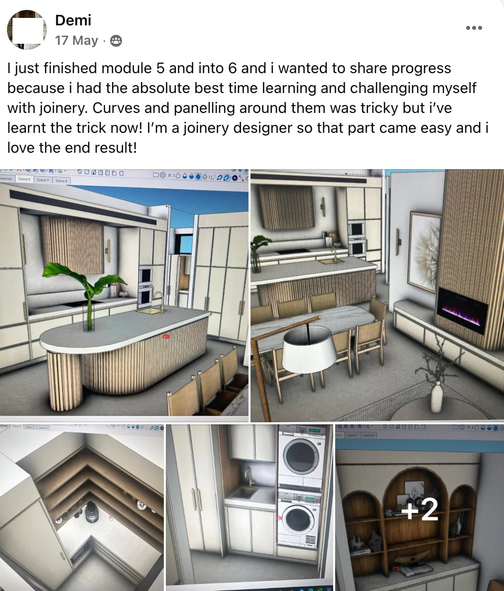 Student interior design project