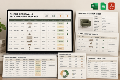 Client Approval & Procurement Tracker